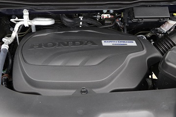 Engine appearance of the 2021 Honda Passport available at Royal Honda