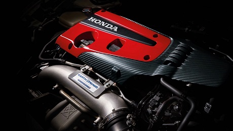 Engine appearance of the 2021 Honda Civic available at Royal Honda