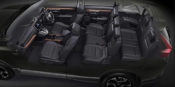 Interior appearance of the 2021 Honda CR-V Hybrid available at Royal Honda