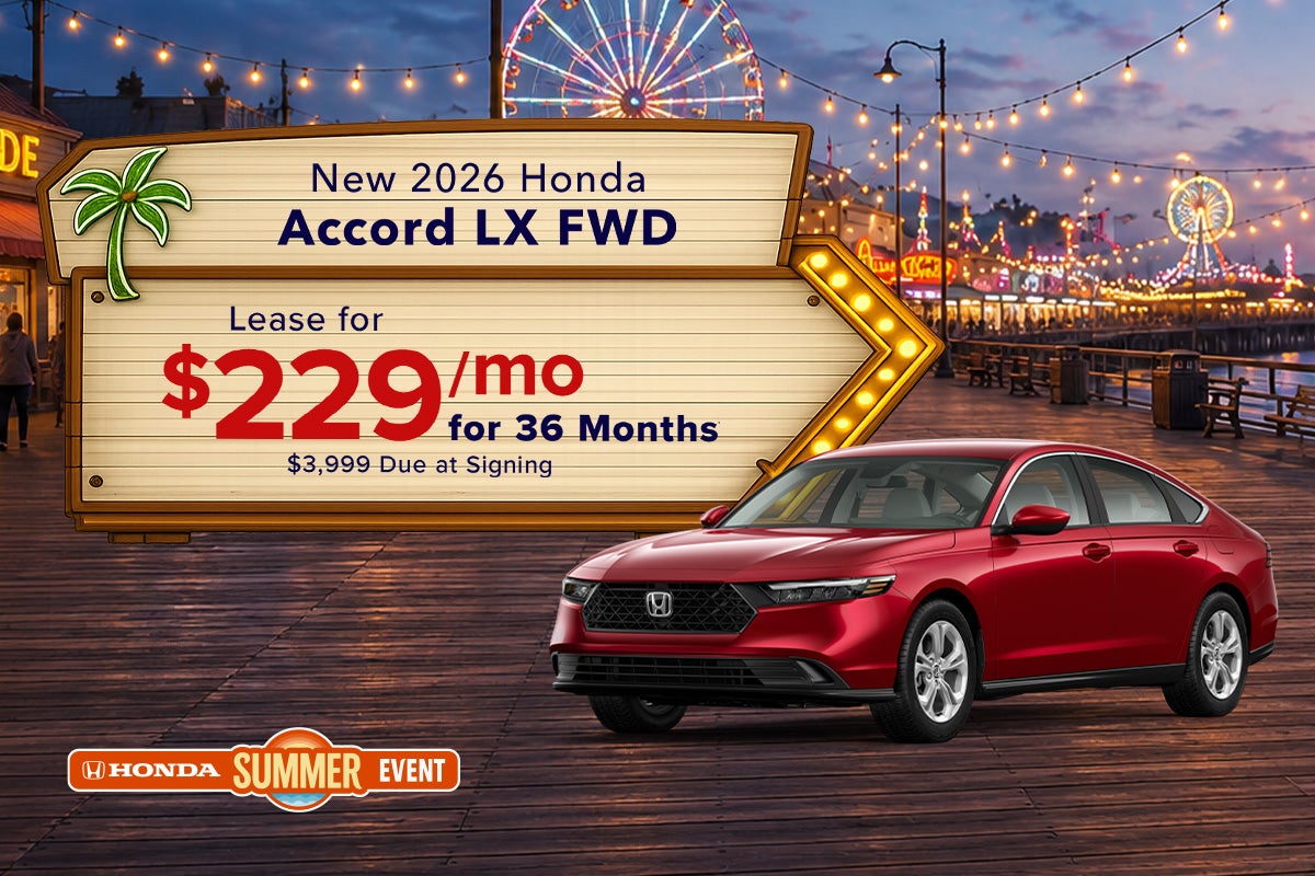 New 2026 Honda Accord LX FWD