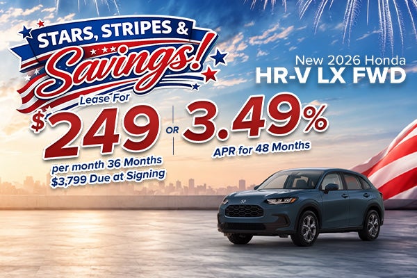 New 2026 Honda HR-V LX FWD