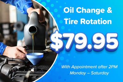 Oil Change & Tire Rotation Special