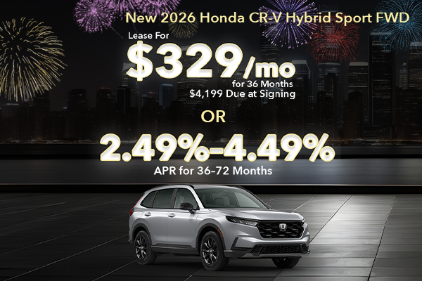 New 2026 Honda CR-V Hybrid Sport FWD
