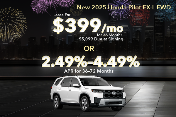 New 2025 Honda Pilot EX-L FWD