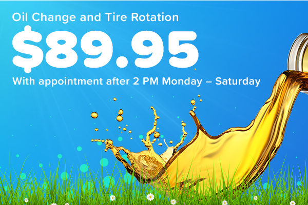 Oil Change & Tire Rotation Special