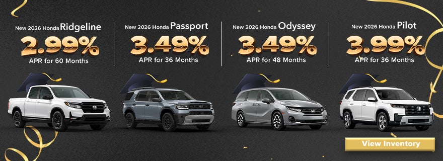 Select New 2026 Honda Models
