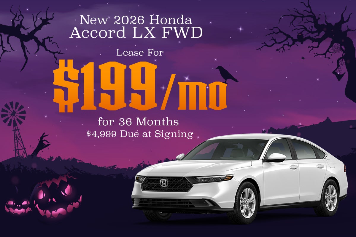 New 2026 Honda Accord LX FWD