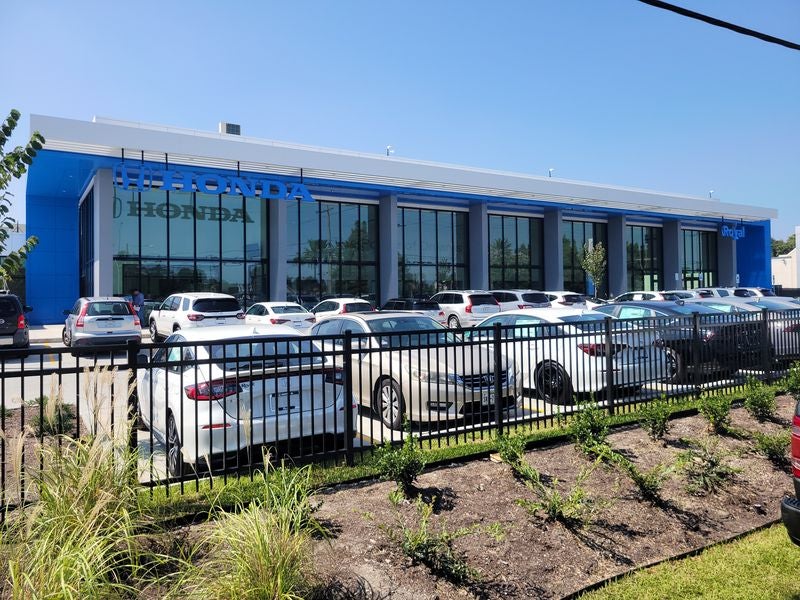 Royal Honda Dealership overhead photo
